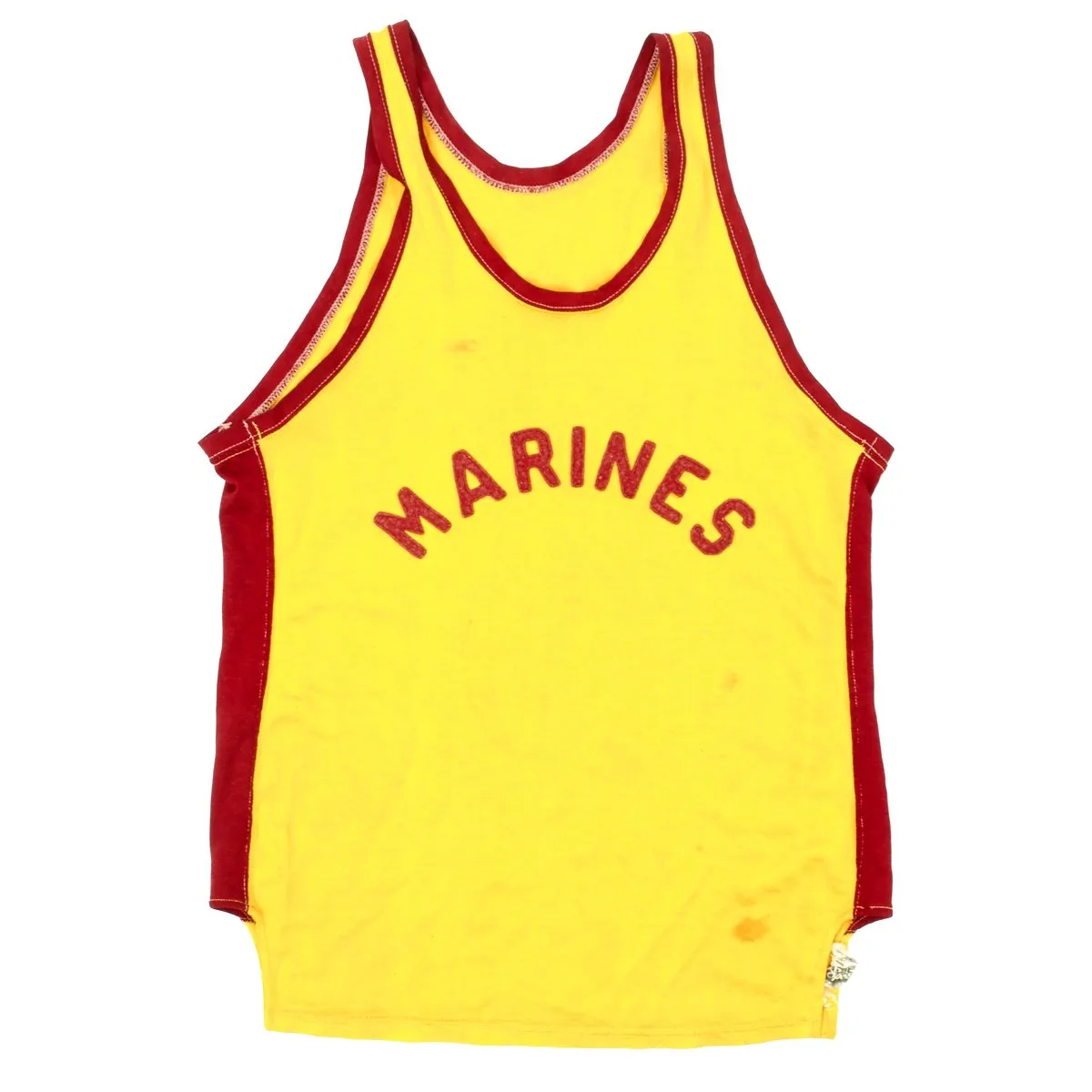 Original WWII USMC Marine Corps Basketball Uniform Jersey