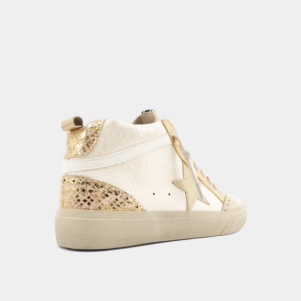 Paulina Blush Snake Hi Tops