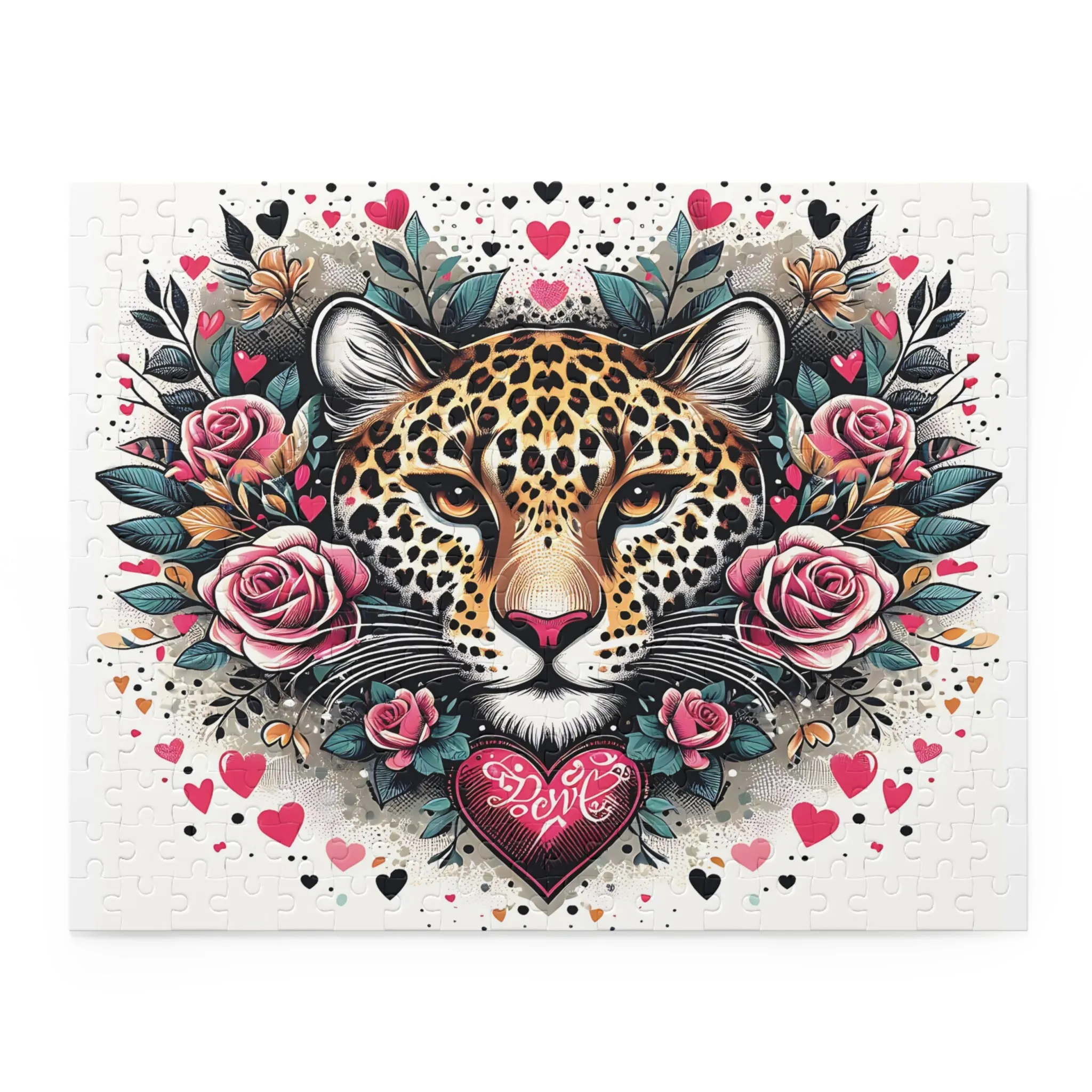 Personalised/Non-Personalised Puzzle, Cheetah (120, 252, 500-Piece)