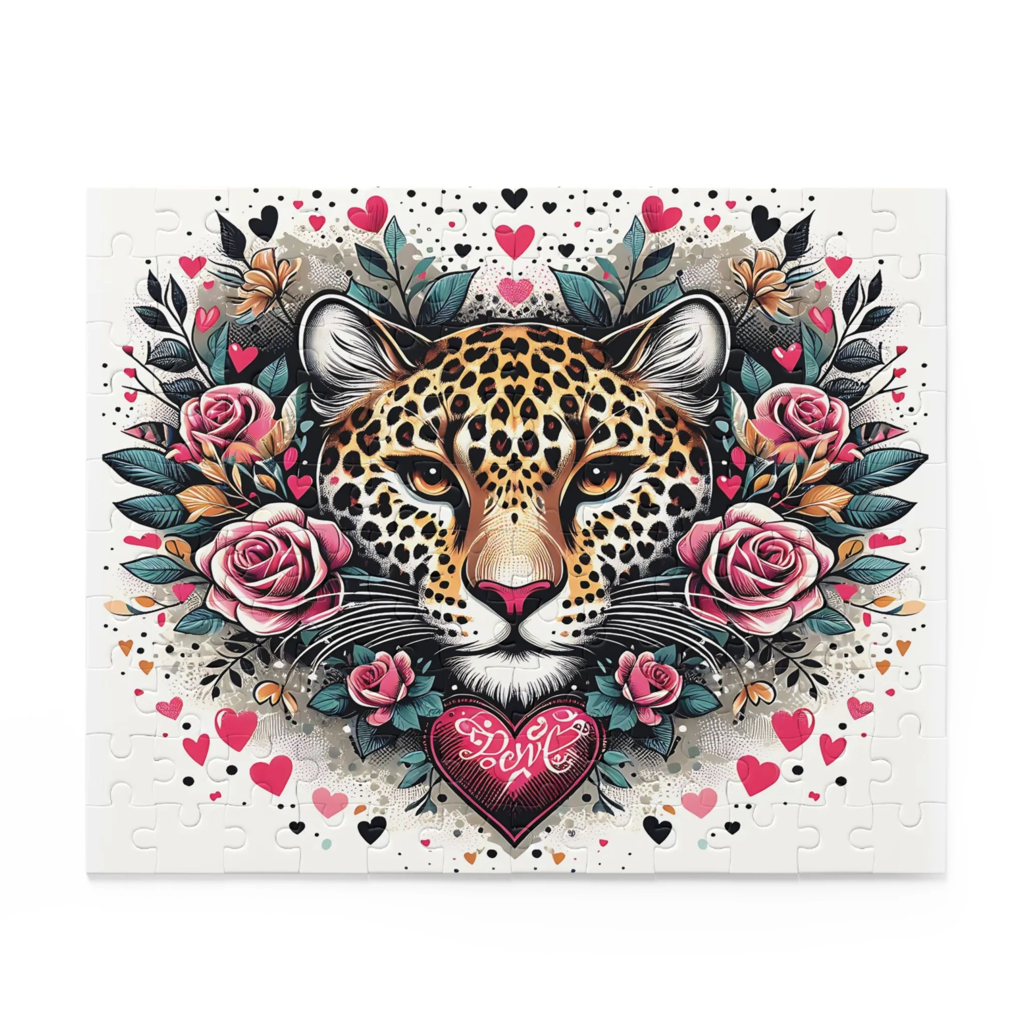 Personalised/Non-Personalised Puzzle, Cheetah (120, 252, 500-Piece)