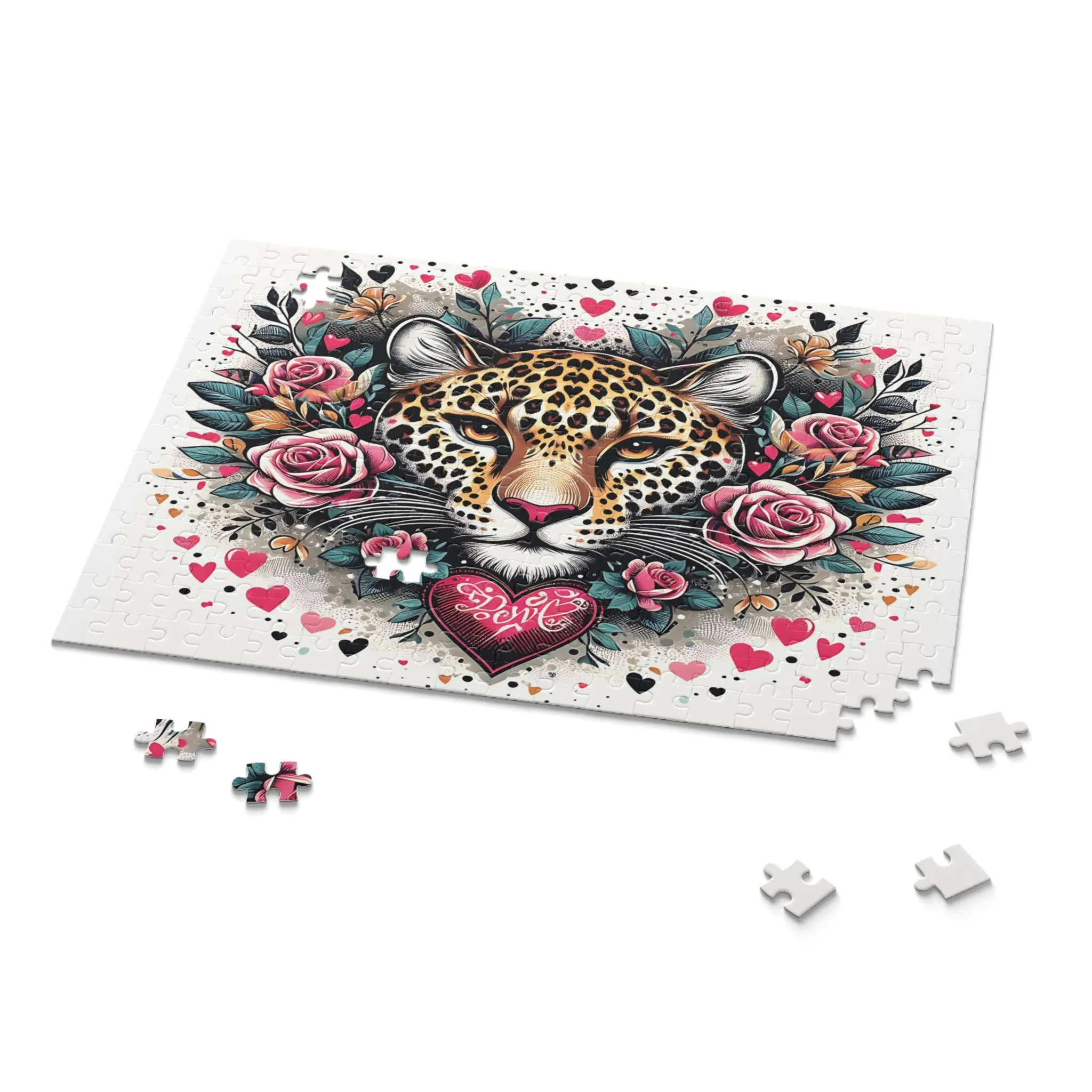 Personalised/Non-Personalised Puzzle, Cheetah (120, 252, 500-Piece)