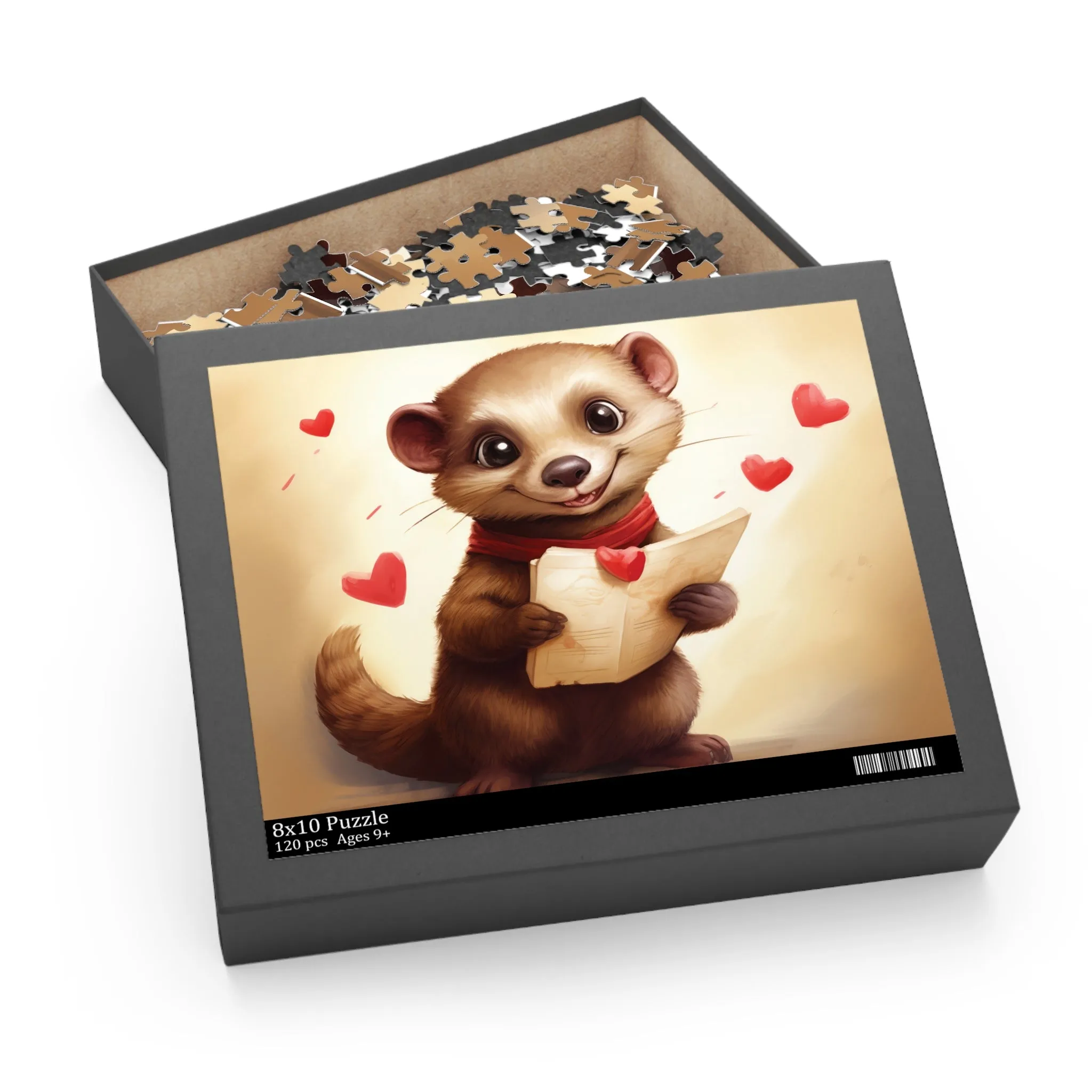 Personalised/Non-Personalised Puzzle, Meerkat (120, 252, 500-Piece)