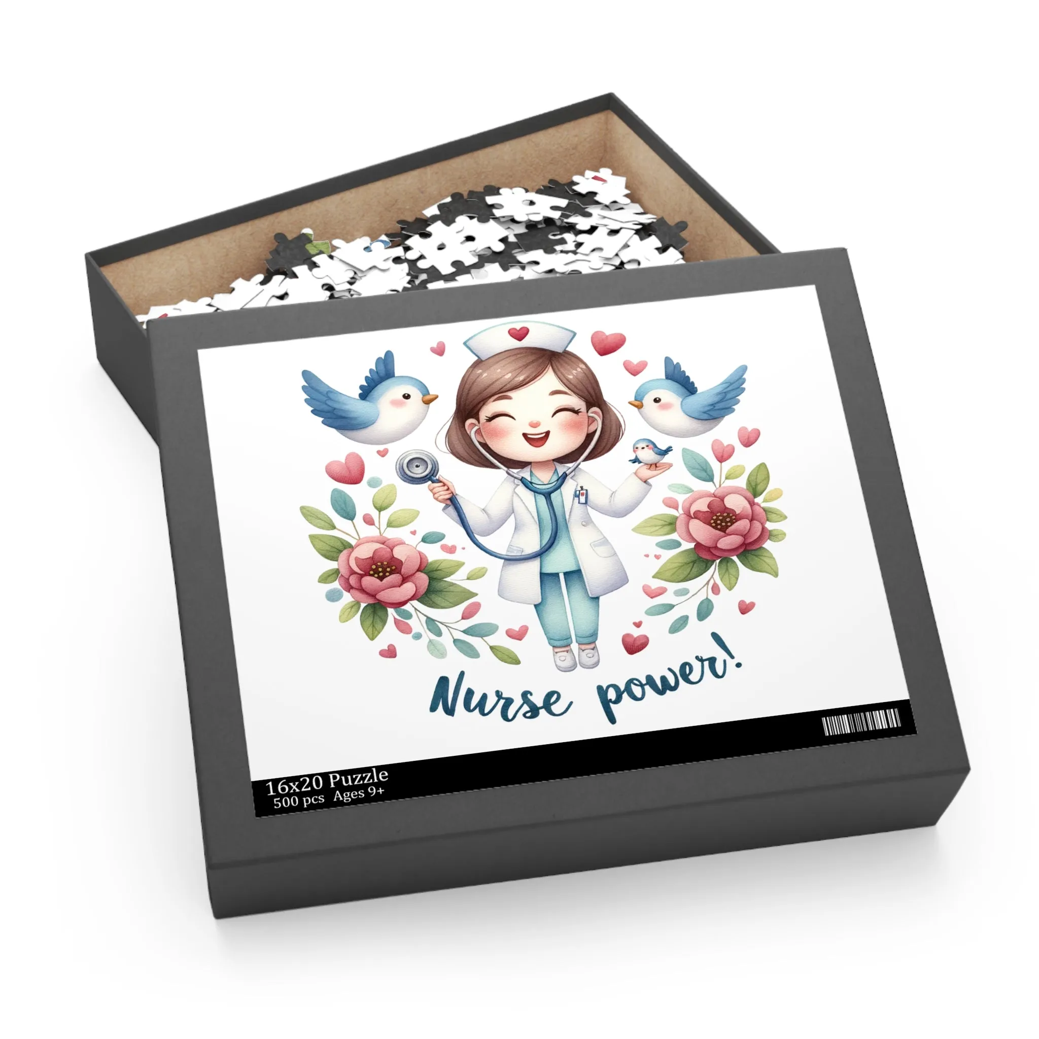 Personalised/Non-Personalised Puzzle, Nurse (120, 252, 500-Piece)