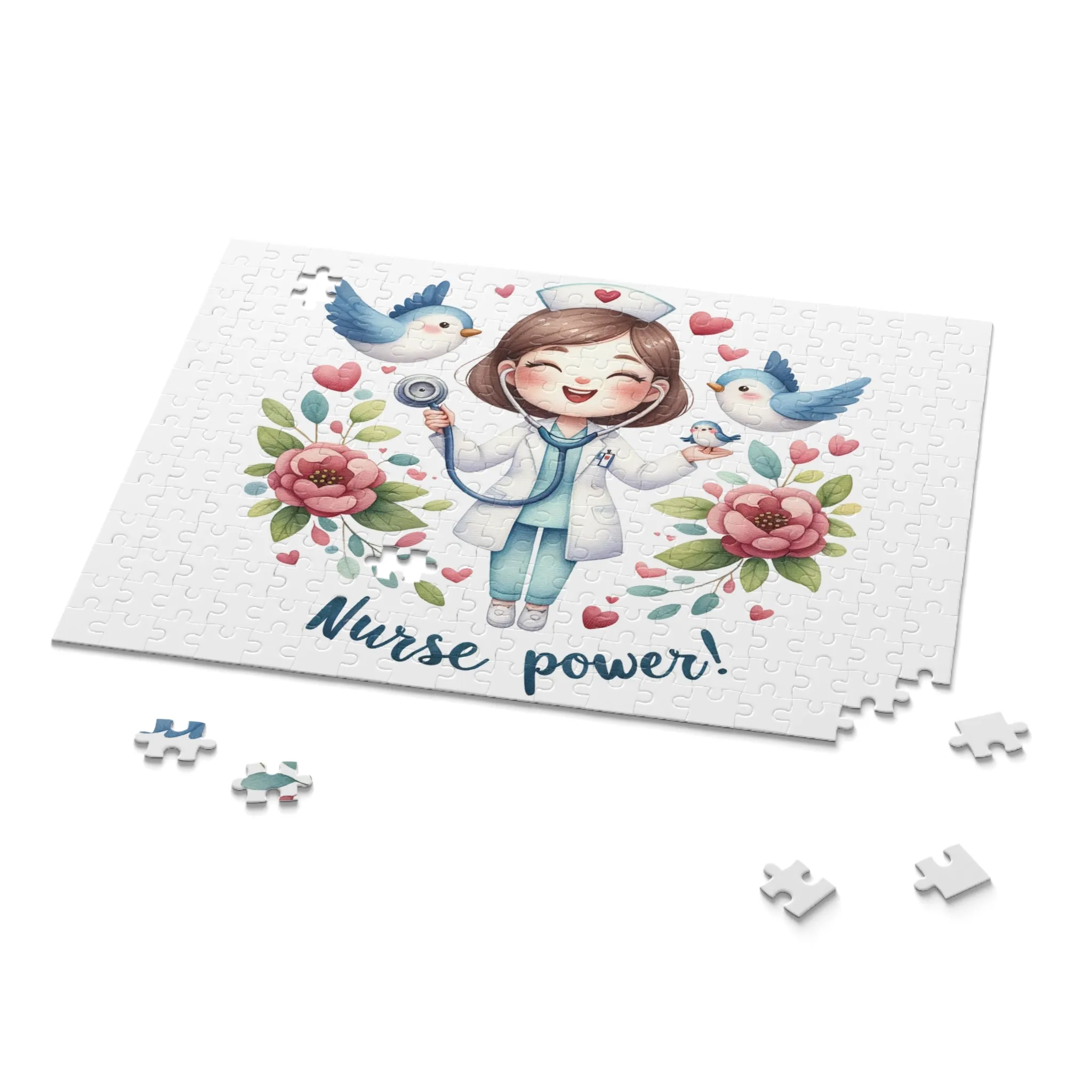 Personalised/Non-Personalised Puzzle, Nurse (120, 252, 500-Piece)