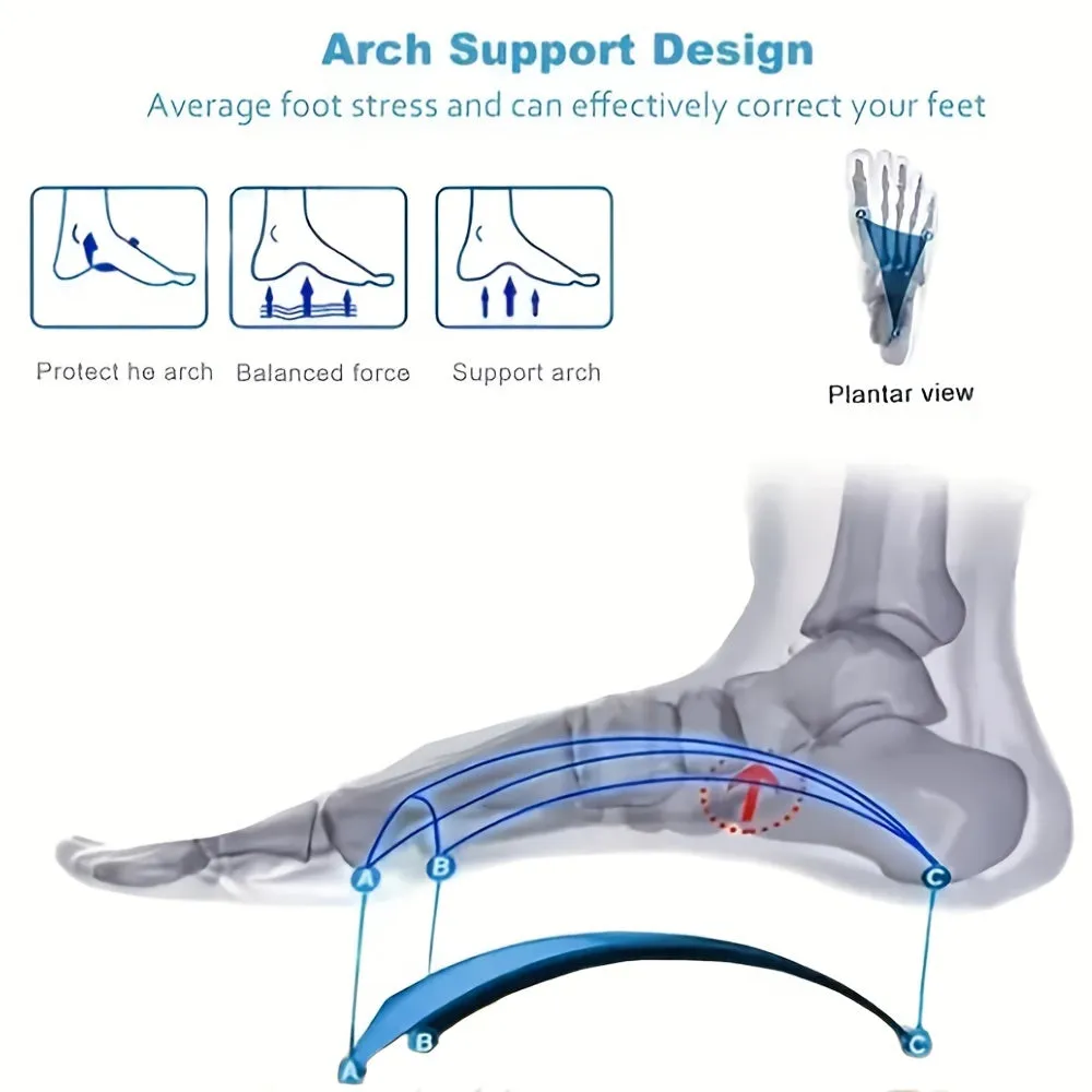 Plantar Fasciitis Insoles High Arch Support for Running  Walking