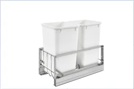 Rev-A-Shelf Double 27 Quart Pull-Out Waste Containers 5349-1527DM-2