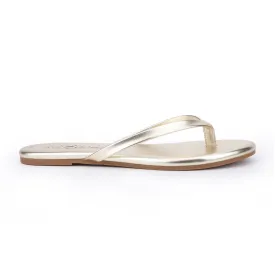 Rivington Flip Flop in Gold