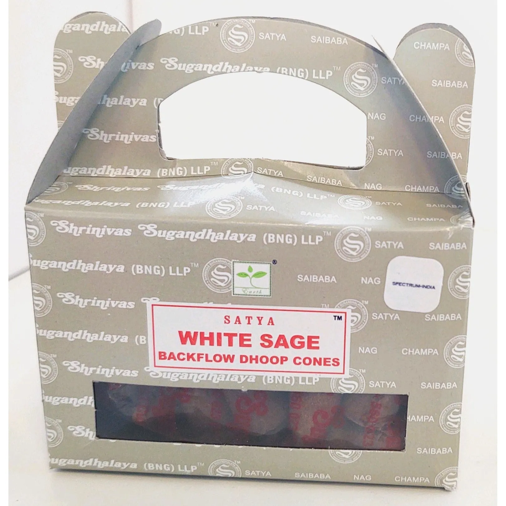 Satya White Sage Backflow Dhoop Cones