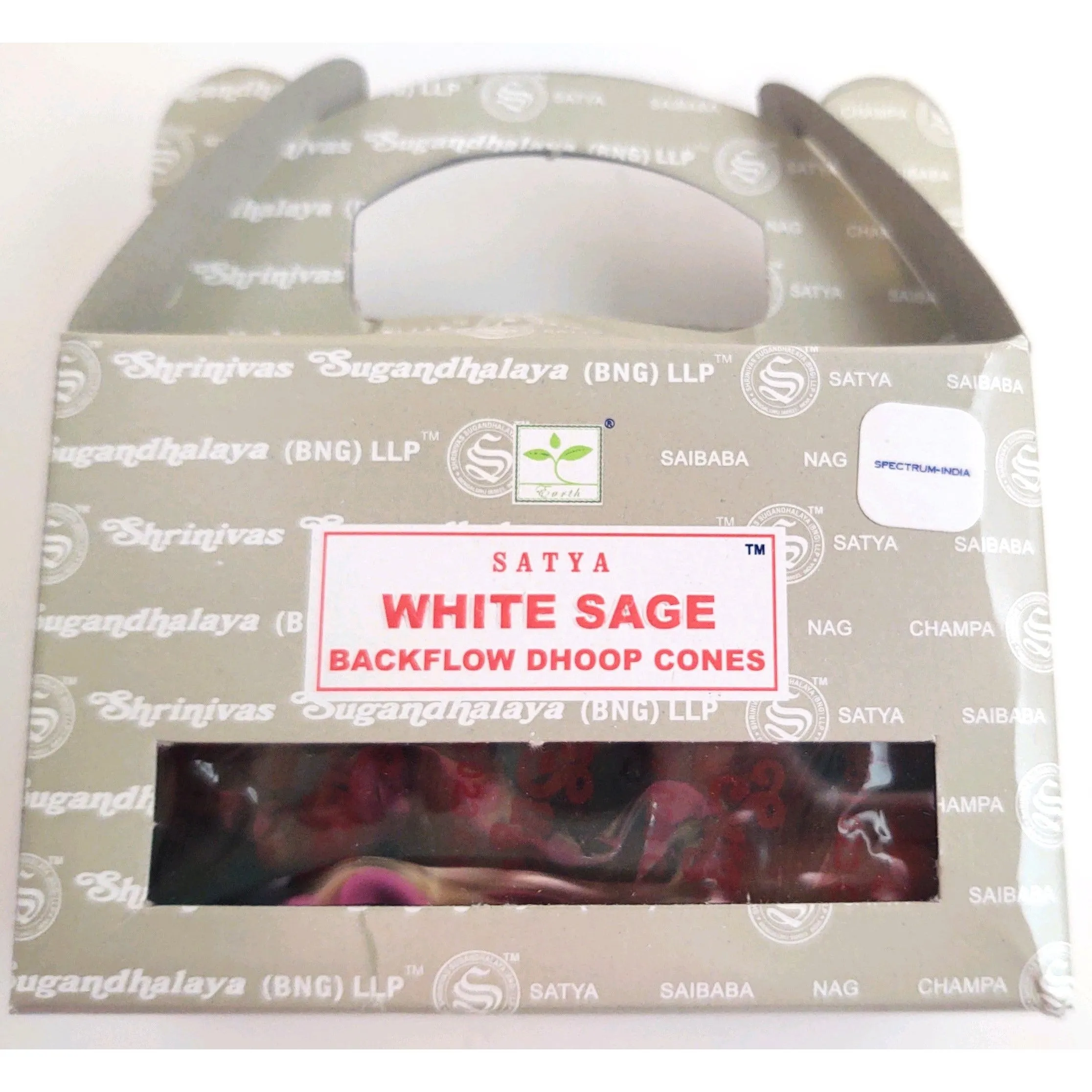 Satya White Sage Backflow Dhoop Cones