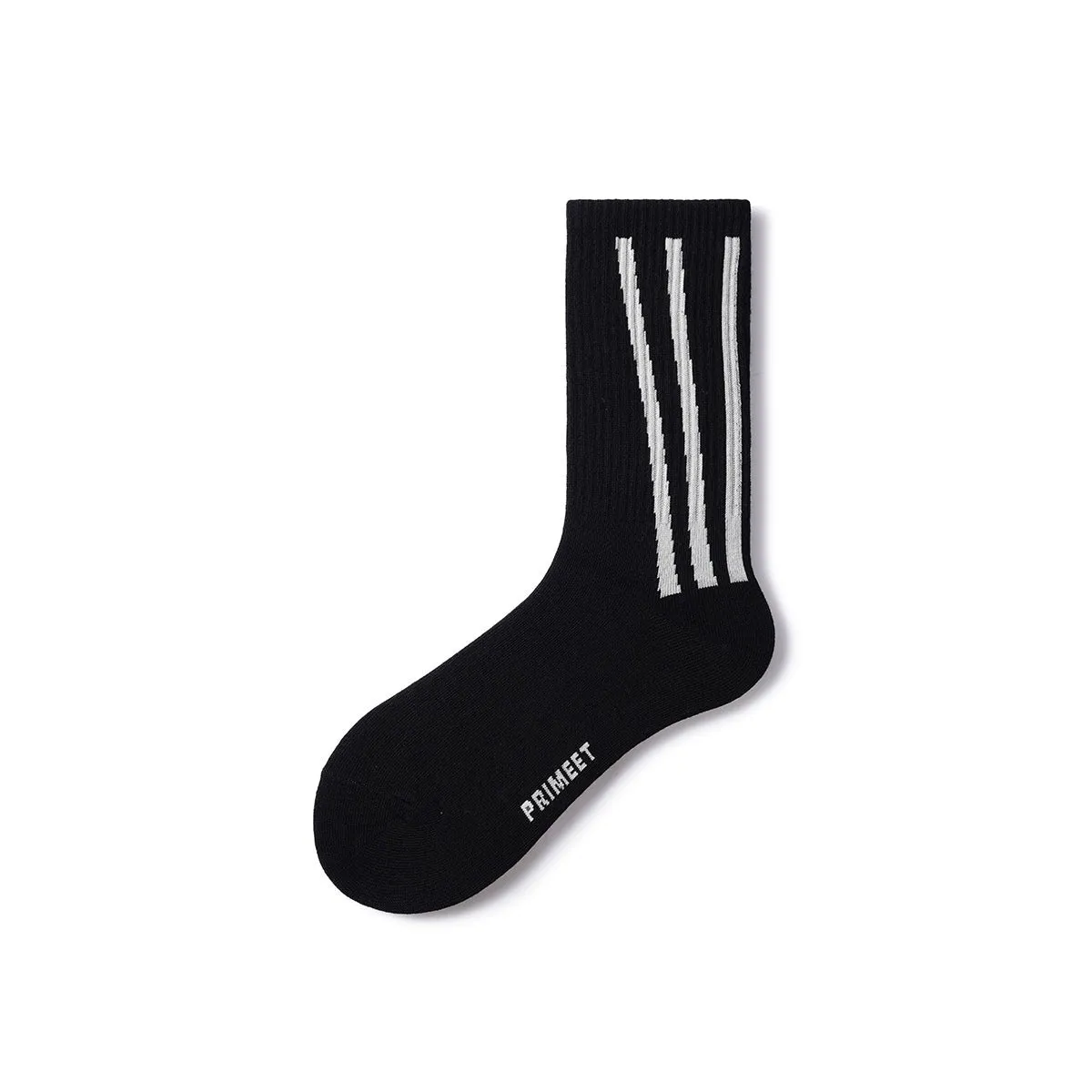 Simple Trend All-season Unisex 5pcs Active Crew Socks Set