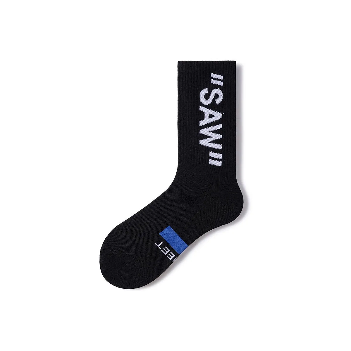 Simple Trend All-season Unisex 5pcs Active Crew Socks Set