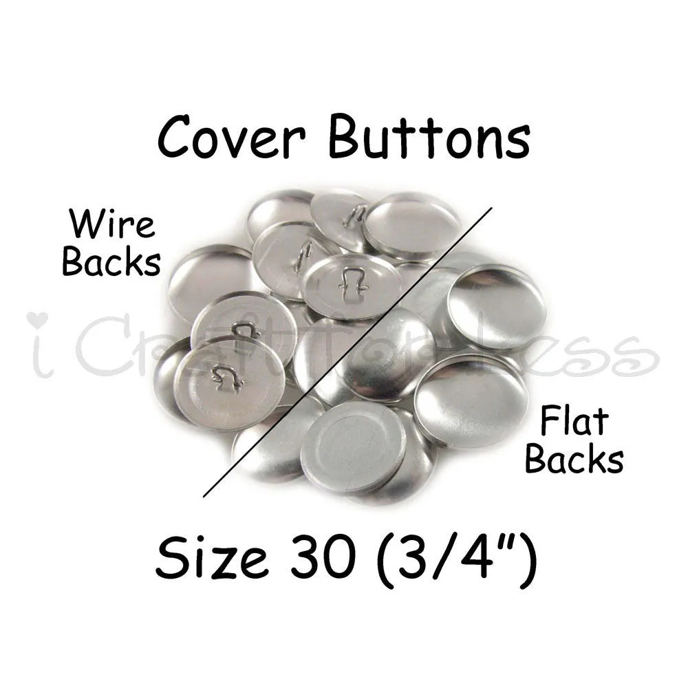 Size 30 Cover Buttons