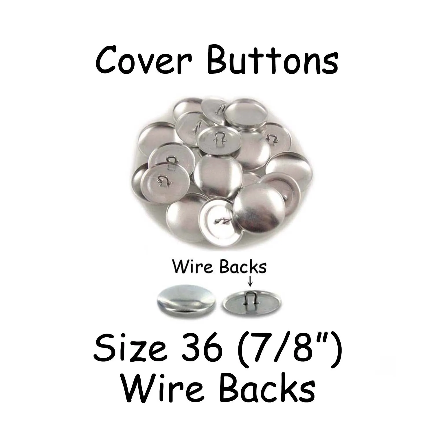 Size 36 Cover Buttons