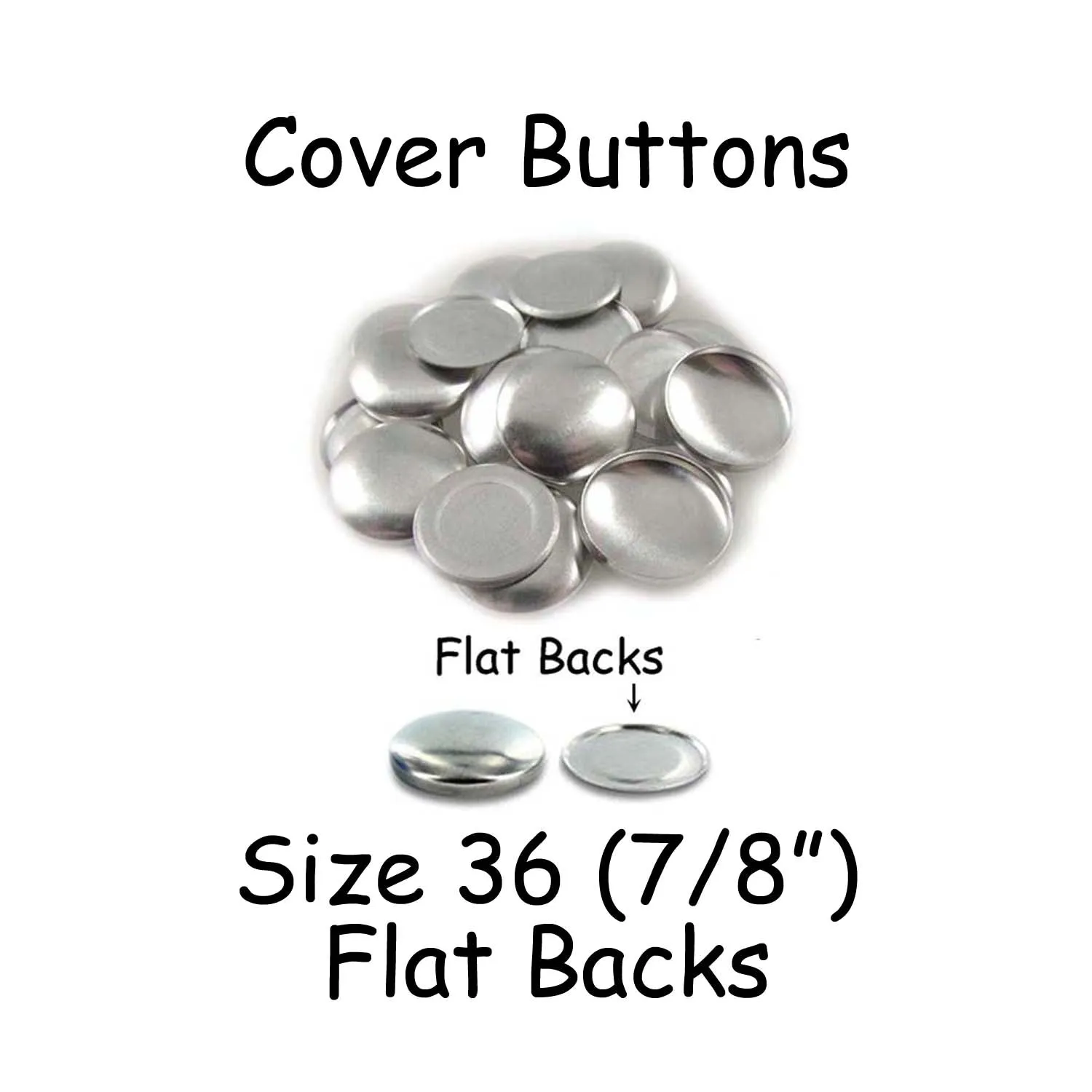 Size 36 Cover Buttons