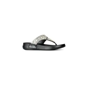 Sparkly Flip Flops - Black