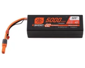 Spektrum 5000mAh 4S 14.8V Smart G2 LiPo 50C Hard Case IC5 SPMX54S50H5