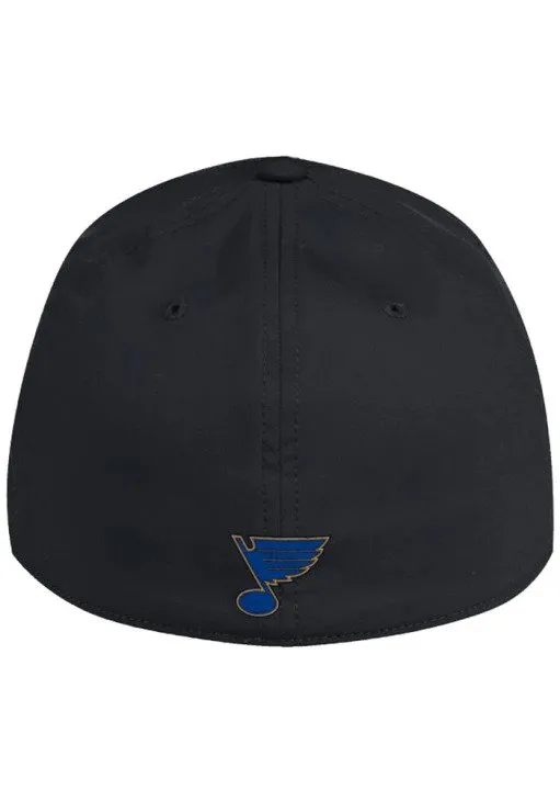 ST. LOUIS BLUES ADIDAS TEAM CODE FLEX FIT HAT - BLACK