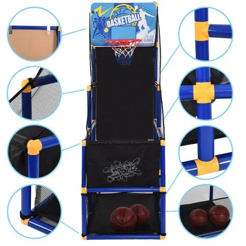 Super Cool Outdoor Kids Indoor/Outdoor Basketball Hoop Sport Arcade Game Set