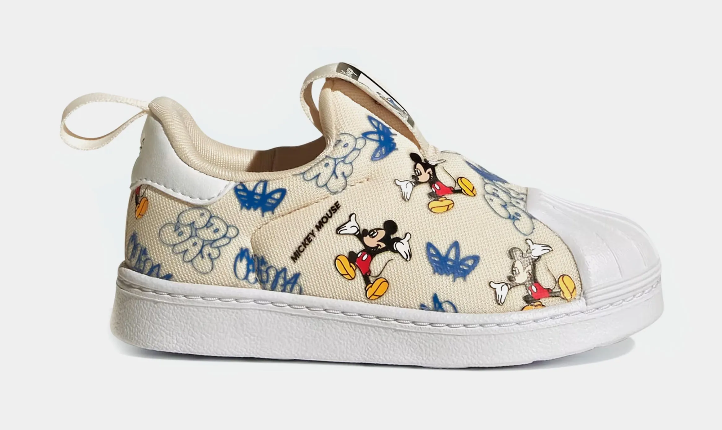 Superstar 360 x Disney Mickey Infant Toddler Lifestyle Shoes (Wonder White/Blue)