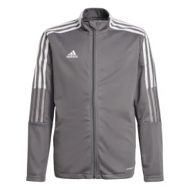 Sweatshirt For Kids Adidas Tiro 21 Track Gray Gm7311 116Cm