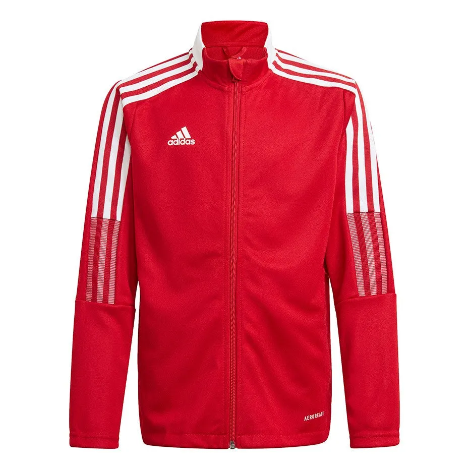 Sweatshirt For Kids Adidas Tiro 21 Track Red Gm7312 116Cm