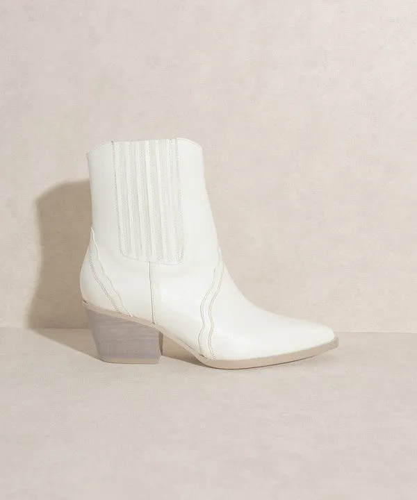 TEEK - Dawn - Paneled Western Bootie