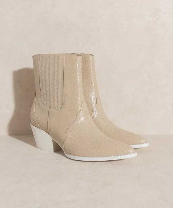 TEEK - Dawn - Paneled Western Bootie