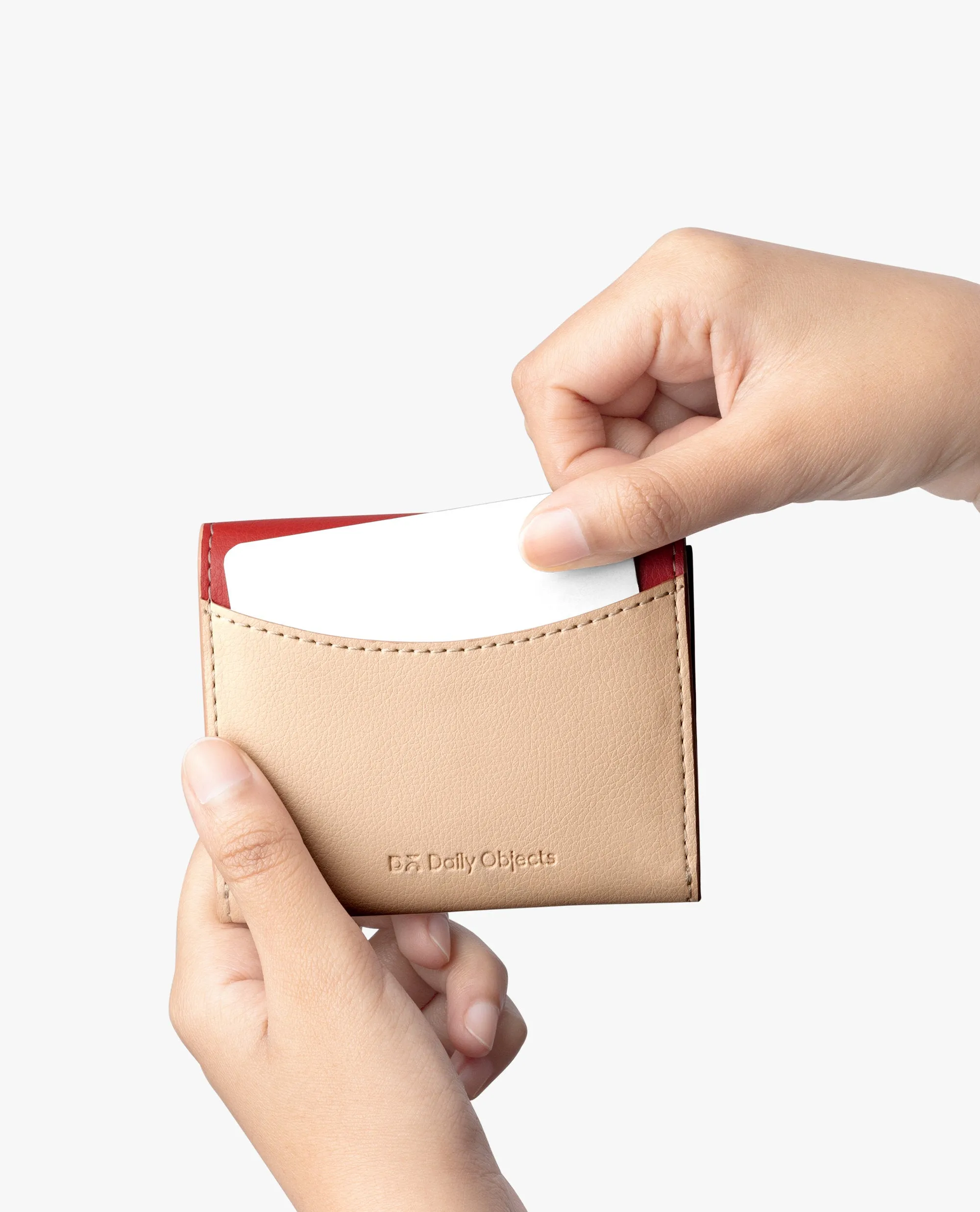 Terracotta Red Fliptop Cash & Card Wallet