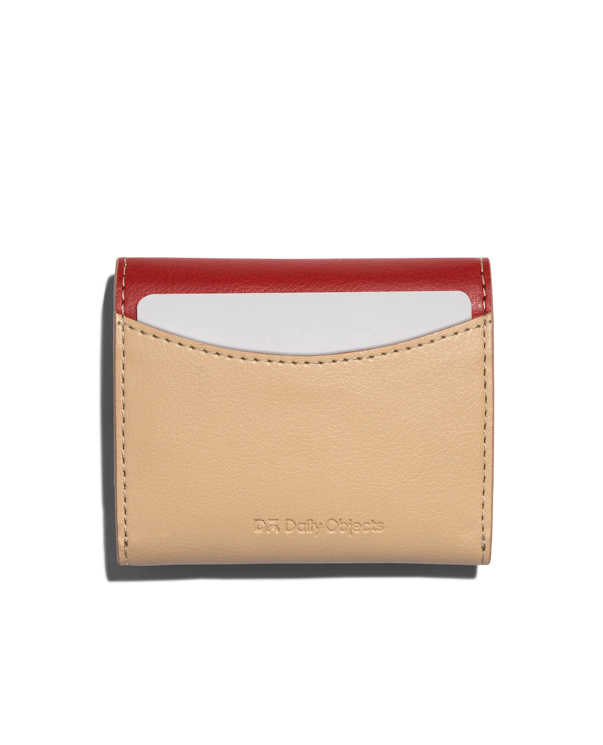 Terracotta Red Fliptop Cash & Card Wallet