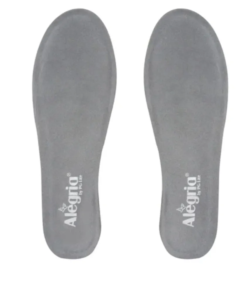 WOMEN'S ALEGRIA NATURAL ARCHED FOOTBED | GREY