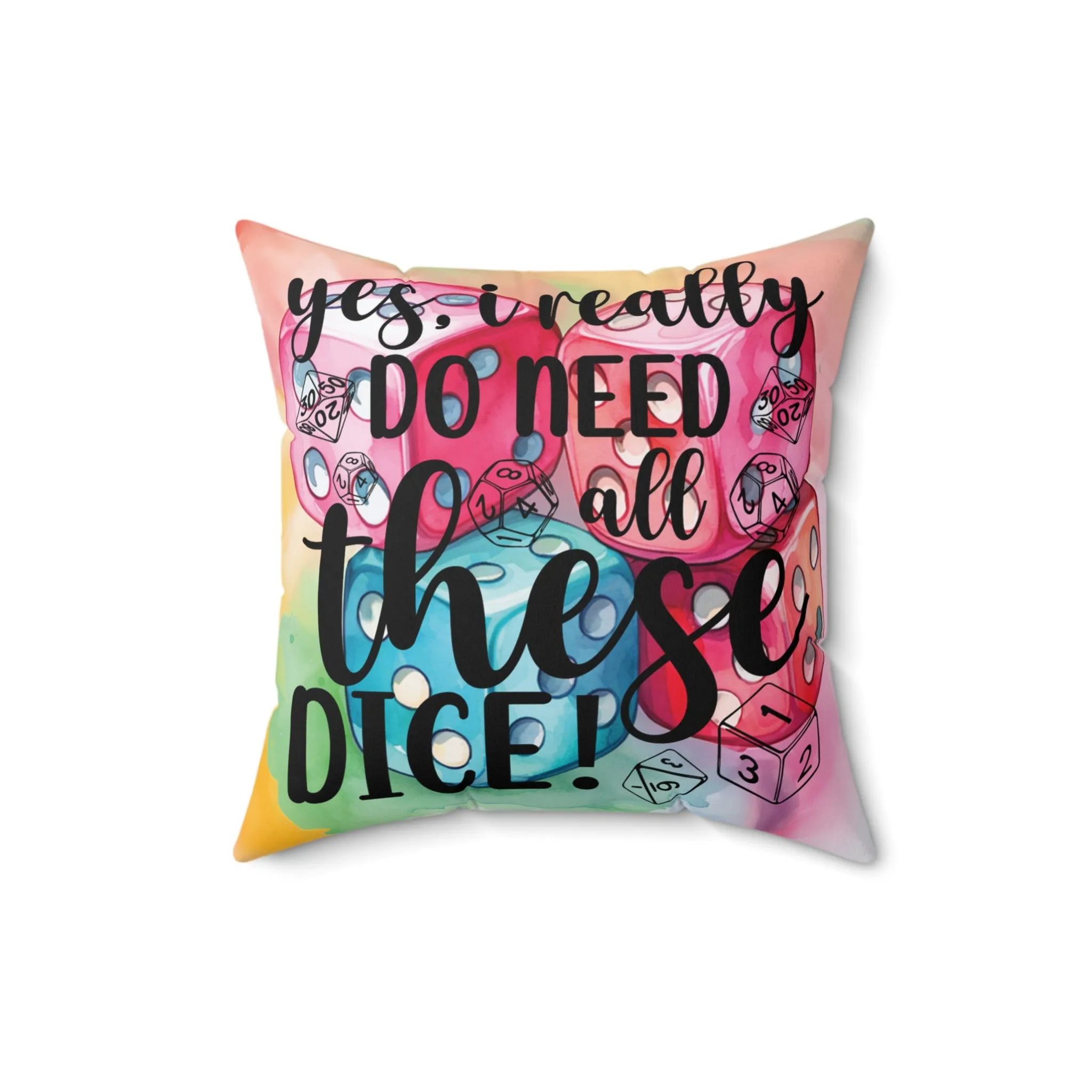 Yes I really do need all these Dice Cushion, Polyester Square Cushion, Christmas cushion