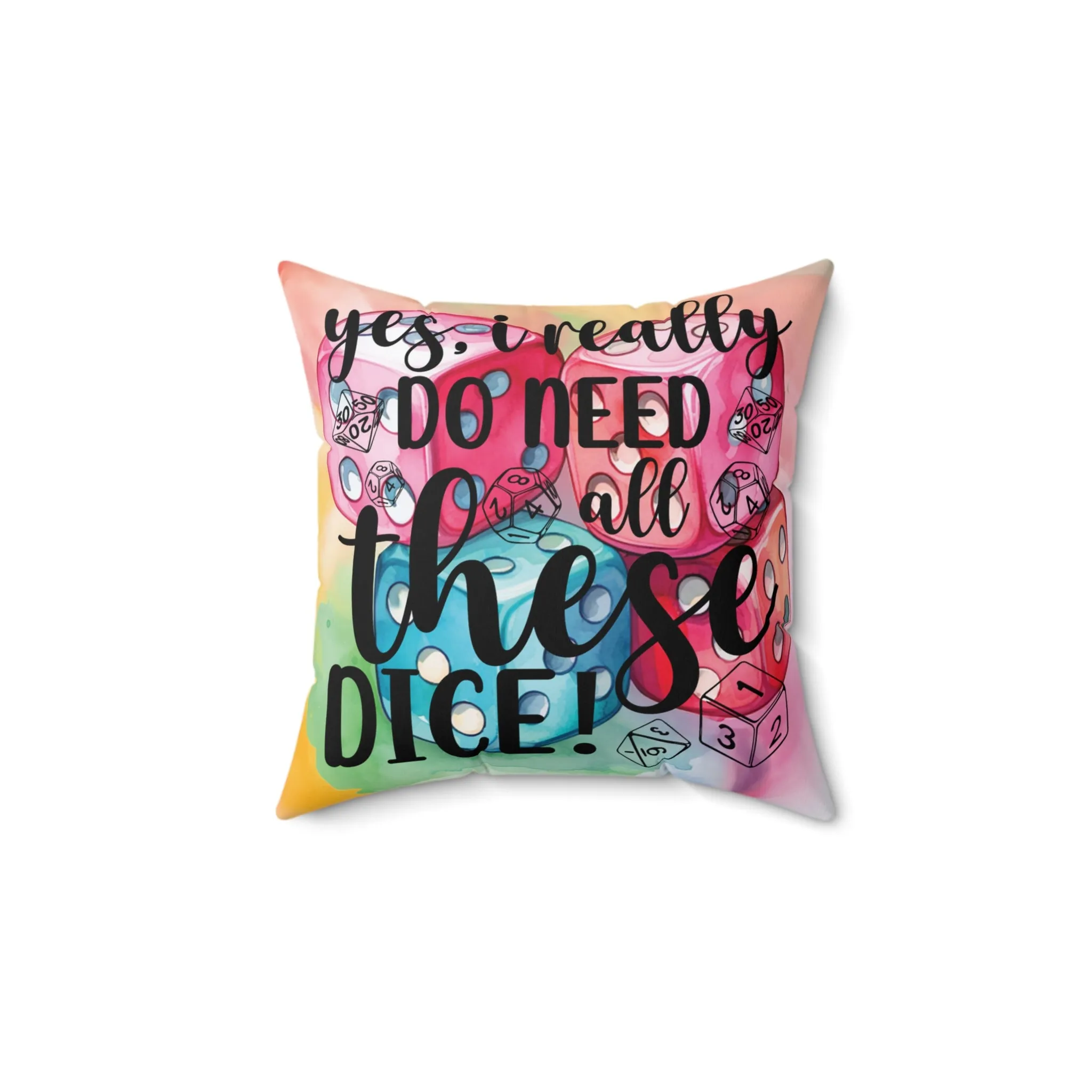 Yes I really do need all these Dice Cushion, Polyester Square Cushion, Christmas cushion