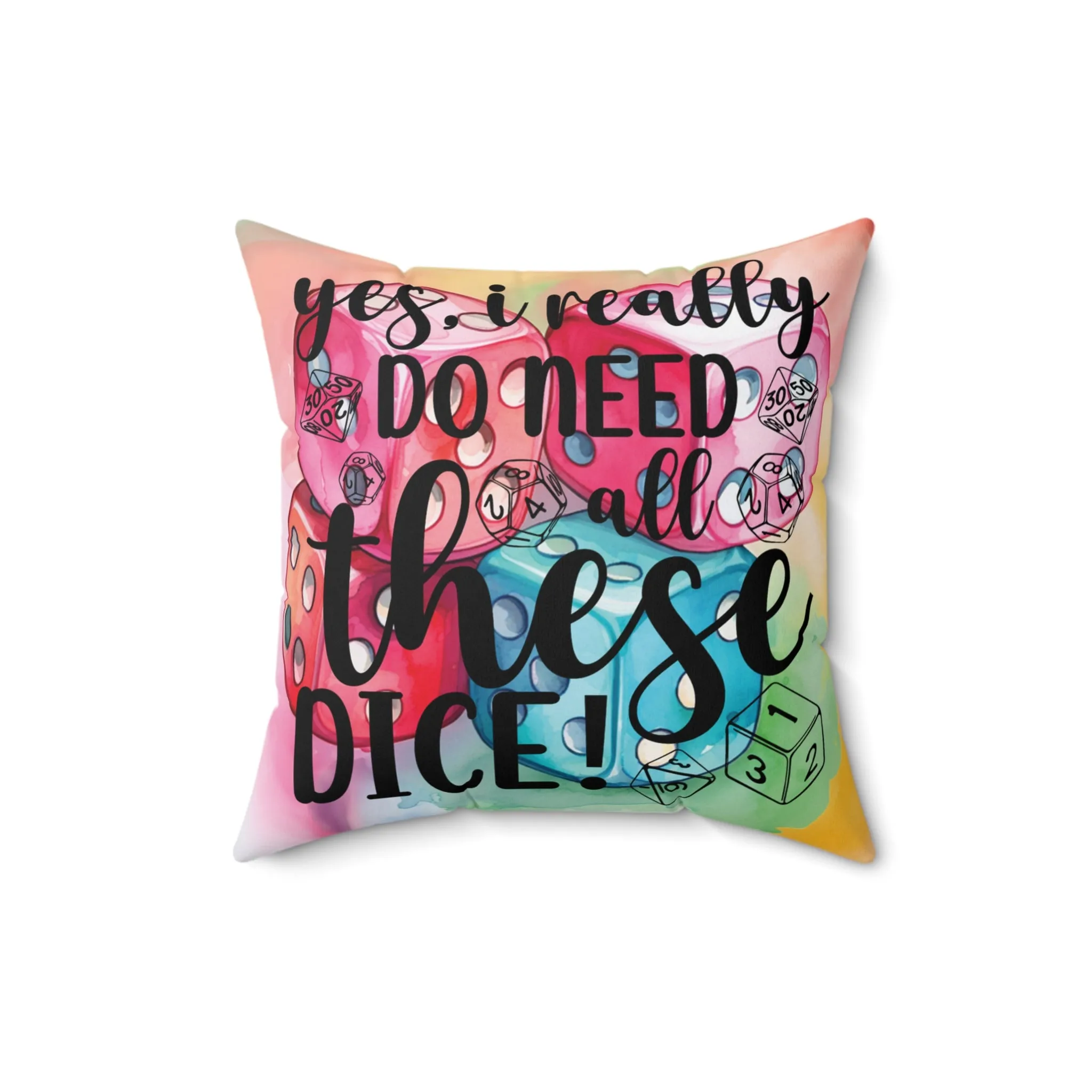 Yes I really do need all these Dice Cushion, Polyester Square Cushion, Christmas cushion